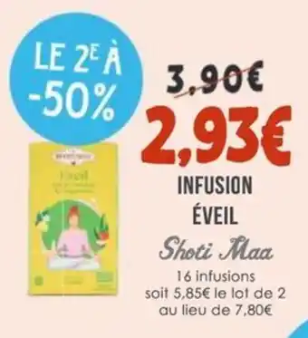 Naturalia SHOTI MAA Infusion éveil offre