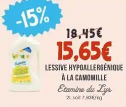 Naturalia ETAMINE DU LYS Lessive hypoallergénique à la camomille offre