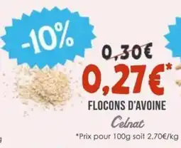 Naturalia CELNAT Flocons d'avoine offre