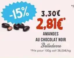 Naturalia BELLEDONNE Amandes sucrées à la cannelle offre