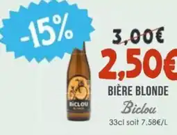 Naturalia BICLOU Bière blonde offre