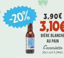 Naturalia COCOMIETTE Bière blanche au pain offre