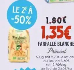 Naturalia PRIMEAL Farfalle blanche offre