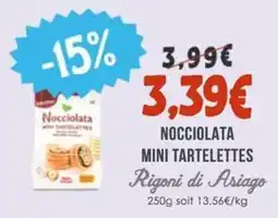 Naturalia RIGONI DI ASIAGO Nocciolata mini tartelettes offre