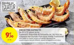 Intermarché Hyper Crevettes cuites offre