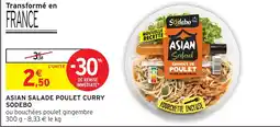 Intermarché Hyper SODEBO Asian salade poulet curry offre