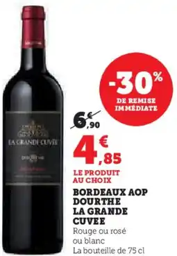 Hyper U Bordeaux aop dourthe la grande cuvee offre