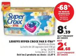 Hyper U Lessive super croix par x-tra offre