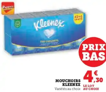 Hyper U Mouchoirs kleenex offre