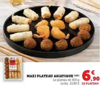 Hyper U Maxi plateau asiatique offre