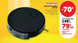 Hyper U Marantz aspirateur robot laveur offre