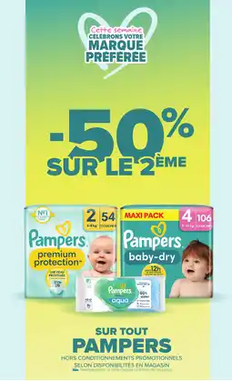 Carrefour Market Sur tout pampers offre