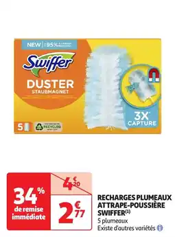 Auchan Recharges plumeaux attrape-poussière Swiffer offre