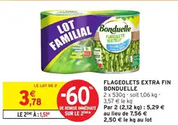 Intermarché Hyper BONDUELLE Flageolets extra fin offre