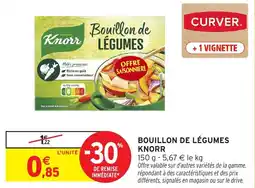 Intermarché Hyper KNORR Bouillon de légumes offre