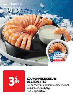 Auchan Couronne de queues de crevettes offre