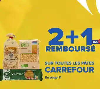 Carrefour Sur toutes les pâtes carrefour offre