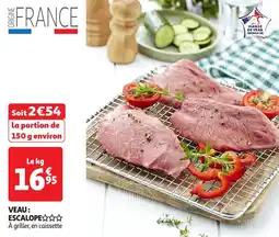 Auchan Veau: escalope offre