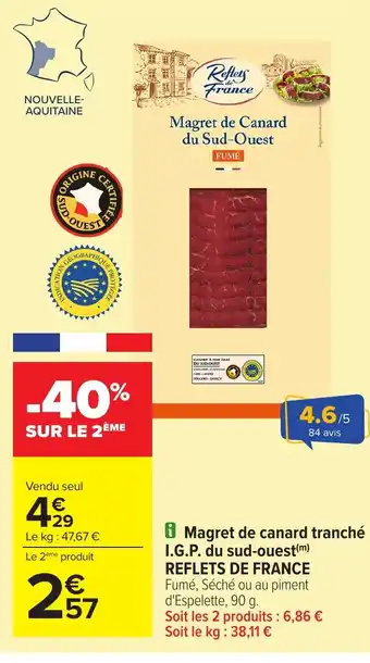 Carrefour REFLETS DE FRANCE I.G.P. du sud-ouest offre