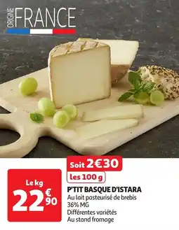 Auchan P'tit basque d'istara offre