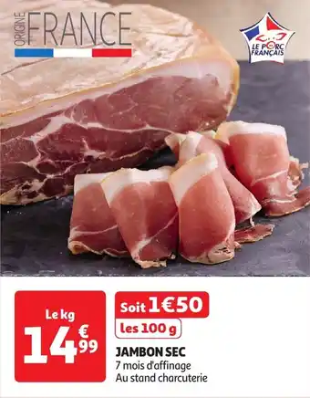 Auchan Jambon sec offre