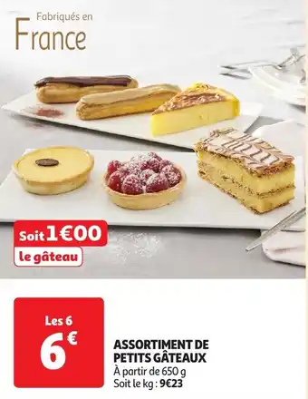 Auchan Assortiment de petits gâteaux offre