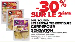 Carrefour CARREFOUR SENSATION Sur toutes les spécialités exotiques offre