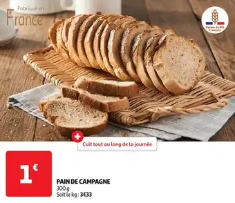 Auchan Pain de campagne offre