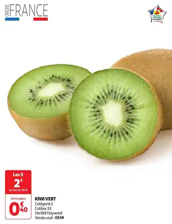 Auchan Kiwi vert offre