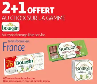 Auchan Au choix sur la gamme boursin offre