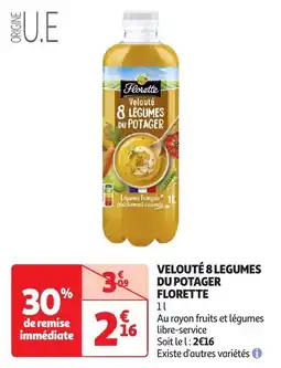 Auchan Velouté 8 legumes du potager florette offre