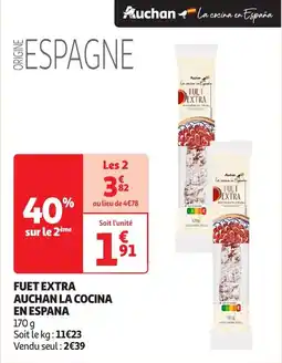 Auchan Fuet extra auchan la cocina en espana offre