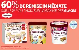 Auchan Sur la gamme des glaces offre