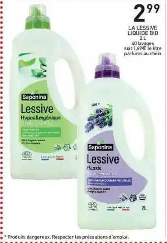Stokomani La Lessive Liquide Bio offre
