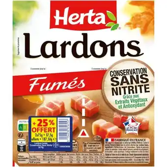 Carrefour Market HERTA Lardons offre