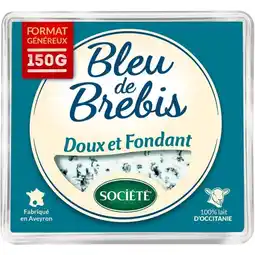 Carrefour Market SOCIÉTÉ Bleu de Brebis Format Généreux offre