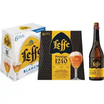 Carrefour Market LEFFE SUR TOUTES LES BIÈRES BLANCHE ET PRESTIGE offre