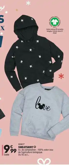 ALDI Sweatshirt Disney offre