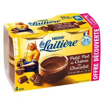 Carrefour Market LA LAITIÈRE Petits pots de crème Offre Découverte offre