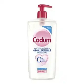 Carrefour Market CADUM Gel douche Corps et Cheveux offre