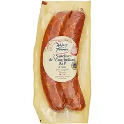 Carrefour REFLETS DE FRANCE Saucisses de Montbéliard I.G.P offre