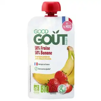 Carrefour Market GOOD GOUT Gourde desserts fruitiers Bio offre