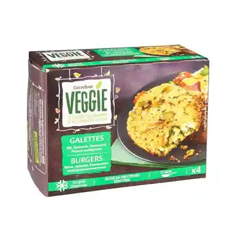 Carrefour CARREFOUR VEGGIE Galettes surgelées offre