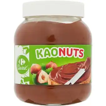 Carrefour CARREFOUR CLASSIC' Pâte à tartiner KAONUTS offre