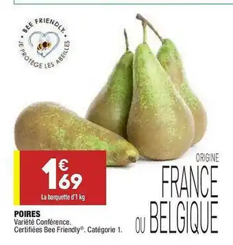 ALDI Poires Conférence offre