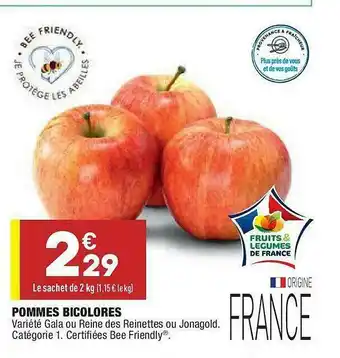 ALDI Pommes Bicolores offre