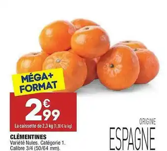 ALDI Clémentines Nules offre