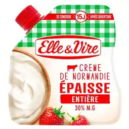 Carrefour ELLE & VIRE Crème de Normandie offre