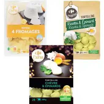 Carrefour CARREFOUR SUR TOUTES LES PÂTES FRAÎCHES FOURRÉES 300 G offre