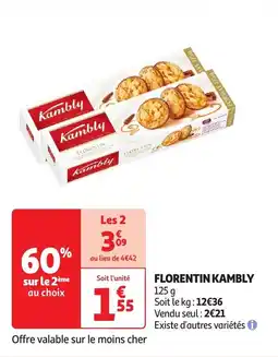 Auchan Florentin kambly offre